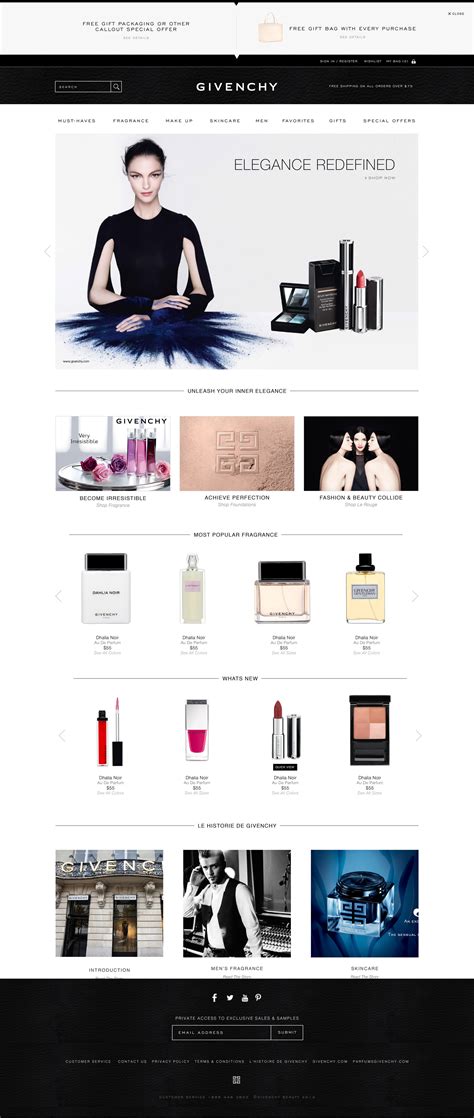 givenchy beauty website.